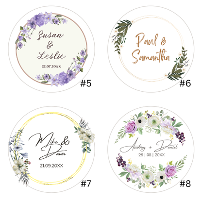 Wedding Stickers - 24pcs - Simplicity Days