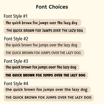 Long Length Text Signage - Simplicity Days