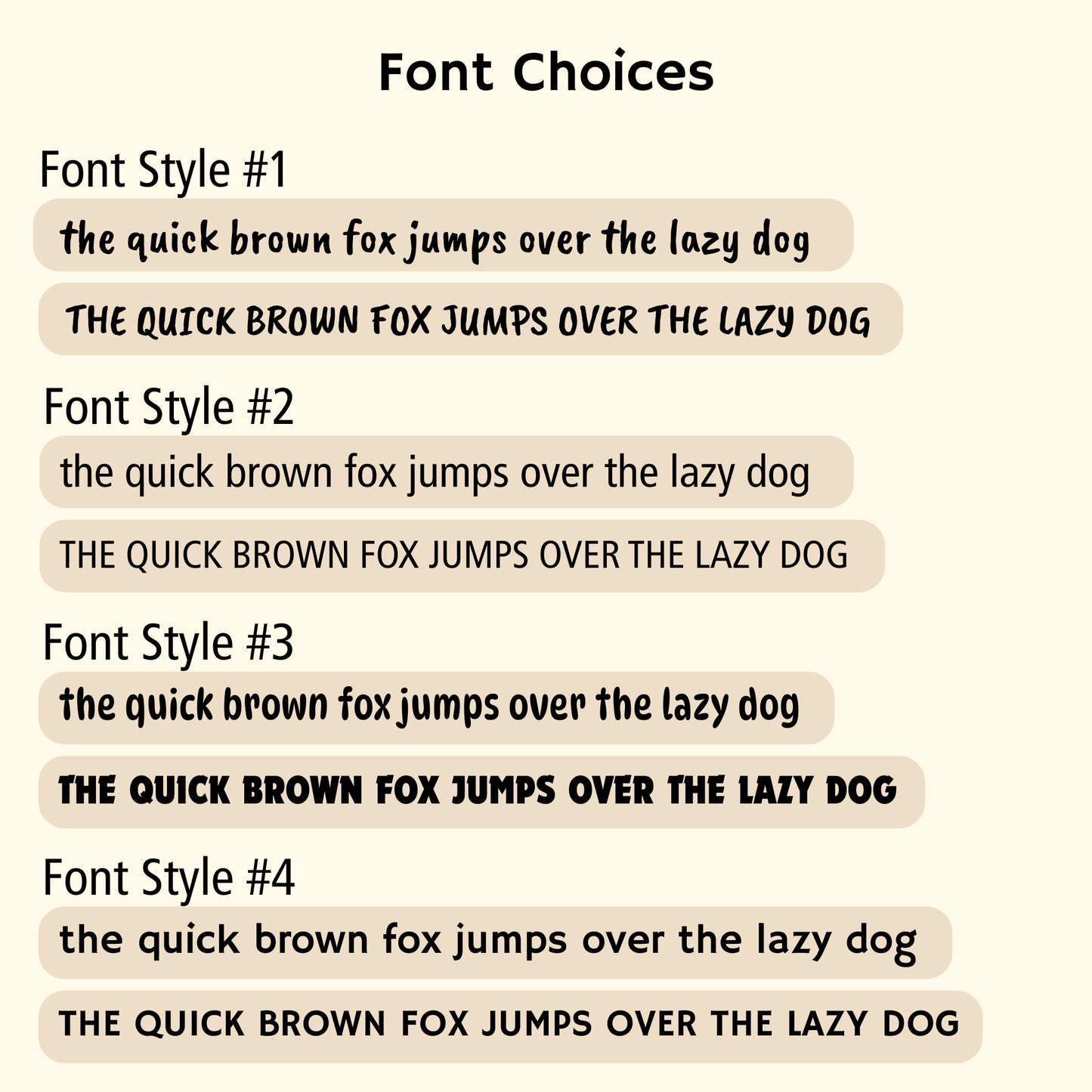 Medium Length Text Signage - Simplicity Days