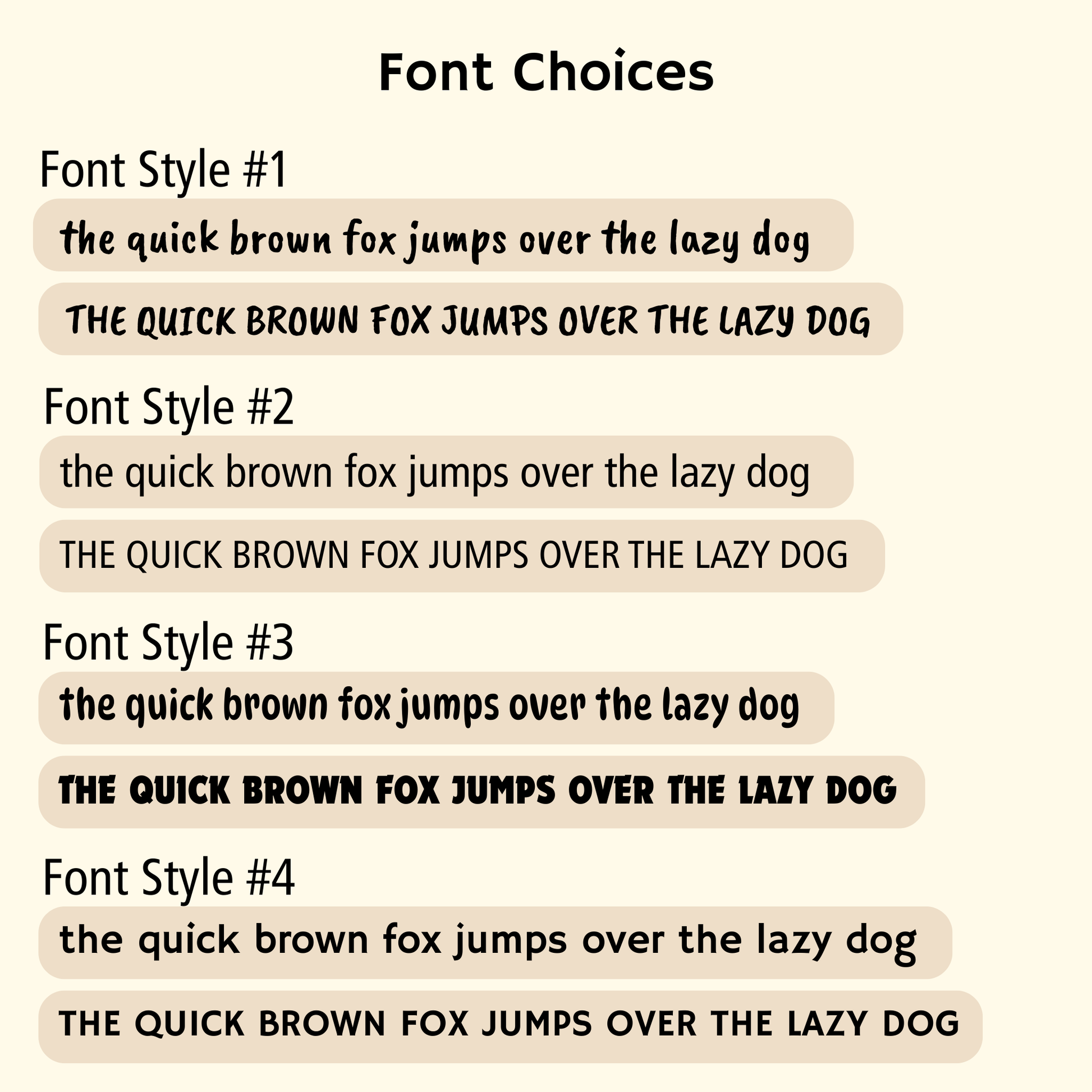 Medium Length Text Signage - Simplicity Days