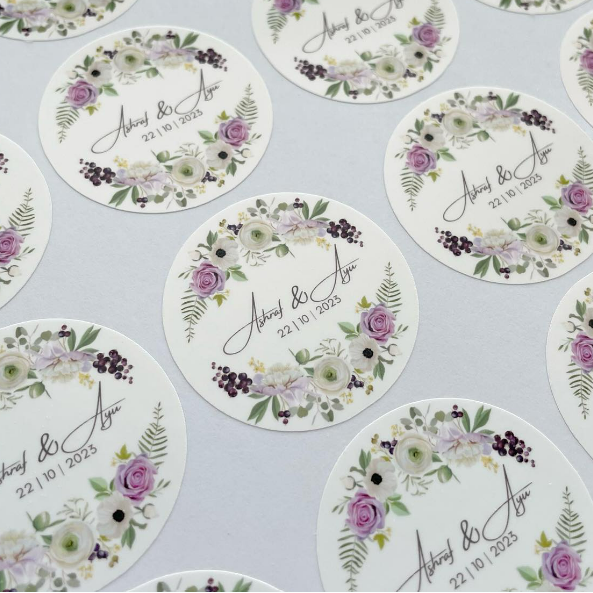 Wedding Stickers - 24pcs - Simplicity Days