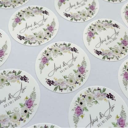 Wedding Stickers - 24pcs - Simplicity Days