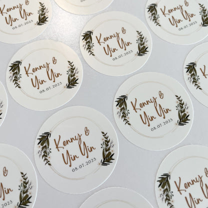 Wedding Stickers - 24pcs - Simplicity Days