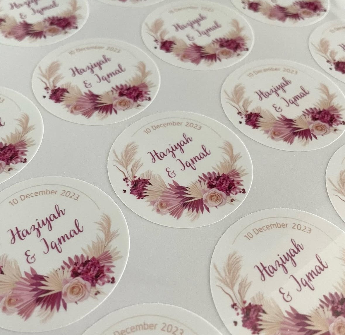 Wedding Stickers - 24pcs - Simplicity Days