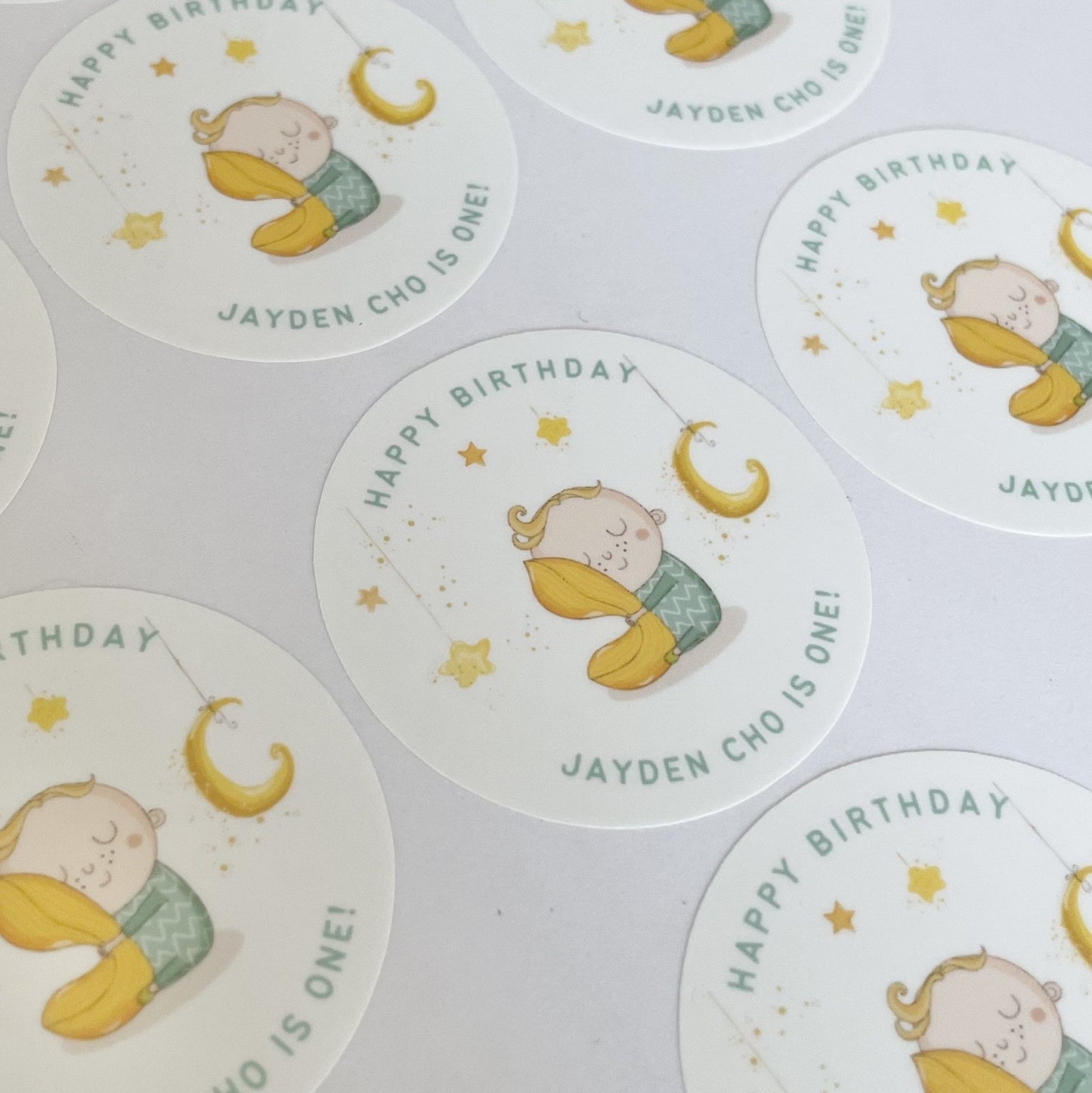 Birthday Stickers - 24pcs - Simplicity Days